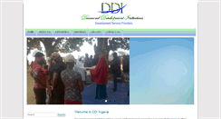 Desktop Screenshot of ddinigeria.org